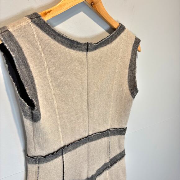 Oscar de la Renta Cashmere Sleeveless Sheath Sweater Dress - size XS - Picture 3 of 6